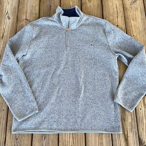 Crown & Ivy men’s gray pullover stretch jacket size L
